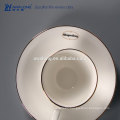 Custom Bone china High brightness White Custom Logo Fine Ceramic cup and saucer